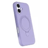 Apple iPhone 16 Regal Magsafe Standlı Kapak - Lila