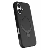 Apple iPhone 17 Regal Magsafe Standlı Kapak - Siyah