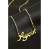 Ayçin İsimli Kolye (Kişiye Özel)
