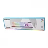 Beyaz Gökkuşağı Işıklı Usb Kablolu Oyuncu Klavye - Mouse Set