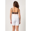 BEYAZ   2814 Double Yüksek Bel Boxer Lazer Korse