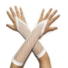 ieg™ Beyaz Renk Parmak Arası File Örgü Eldiven 26 cm