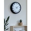 Black & White Baseline 40 Cm Metal Duvar Saati