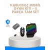 Bluetooth 5.3 Mobil Oyun Kiti – PUBG ve CODM İçin 5 Parça Set