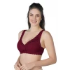 BORDO   188 C Pedli Dantelli Telli Toparlayıcı Sütyen