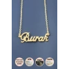 Burak İsimli Kolye