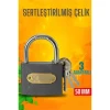 Çelik Asma Kilit 50 MM 3 anahtarlı Sonax Design