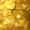 Çiçek Desenli 3.5 Metre USB LED Işık – 20 LED’li Dekoratif Ortam Aydınlatması (4887)