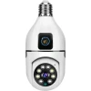 Çift Lensli Duy Girişli Kablosuz Ampul Kamera