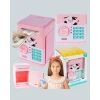 Çocuklar İçin Pembe ATM Görünümlü Elektronik Kumbara