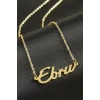 Ebru isimli kolye (Kişiye Özel)
