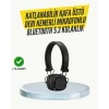 Ergonomik Konforlu Kablosuz Kulak Üstü Bluetooth Kulaklık