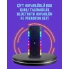 Ev Ve Dış Mekan Kullanımına Uygun Rgb Işıklı Hoparlör