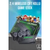 Game Stick 2000 Oyunlu 2.4g Kablosuz Çift Kol Yüksek Hassasiyetli Wireless