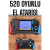 Gamepad Joystick 500 Oyunlu Retro Oyun Konsolu Tv Bağlantı Özellikli 2 Kişilik Destekli