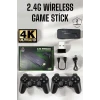 Gaming Atari 2.4g Uyumlu Kablosuz Çift Kol Game Stick