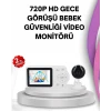 Gece Görüşlü Bebek Kamerası Ninni ve Alarm Özellikli