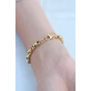 ietaks™ Gold Renk Çelik Zincir Kadın Bileklik