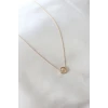 ietaks™ Gold Renk Minimal Kalp Figür Kadın Kolye