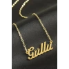 Güllü İsimli Kolye (Kişiye Özel)