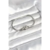 Gümüş Renk Pirinç Charm Bileklik - TJ-BB8015