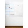 Haftalık Planlayıcı Manyetik Duvar Stickerı Takvim 70 cm x 56 cm (4887)