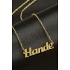 Hande isimli kolye (Kişiye Özel)