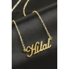 Hilal isimli kolye (Kişiye Özel)