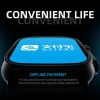 Hw8 Ultra Çift Kordon 49mm  Siri Nfc Bluetooth Arama Konuşma  İos & Android Uyumlu Akıllı Saat