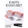 10 Kutu 10.000 Adet Küçük Zımba Teli 718593