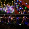 ieg™ 10 Metre 100 LED Solar RGB Işık Şeffaf Kablolu
