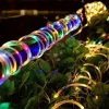 ieg™ 10 Metre 100 LED Solar RGB Işık Şeffaf Kablolu