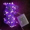 ieg™ 10m 100 Led Damla Uçlu Pembe Işık Şeffaf Kablo