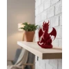 ieg™ 12 cm Kırmızı Ejderha Figürü Koleksiyonluk Dekoratif Biblo