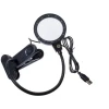 ieg™ 12 Led Clipslı Işıklı Büyüteç Işıklı Masa Lambası Çalışma Lambası