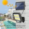 İEG 120 Cob LED Solar Panel Güneş Enerjili 3 Mod Duvar Lambası