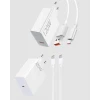 ieg™ 120W Süper Hızlı Şarj Adaptörü – Type-C Kablo Dahil, Yüksek Voltaj Korumalı