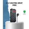 ieg™ 2 Metre Güçlü Çoklu Priz 8 Soket