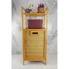 ieg™ 2 Organizer Raflı Ahşap Bambu Çek-Aç Kirli Sepeti