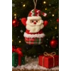 ieg ™ 2026 Noel Yılbaşı Çam Ağacı Süsü Peluş Tekstil Örme Orta Boy 17 cm x 11 cm