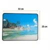 ieg™   25x32 cm Küçük Boy Mouse Pad Manzara Ada