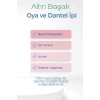 ieg™ 3 Adet Altınbaşak Oya ve Dantel İpi 20 gr -  - No: 112