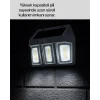 ieg™ 3 in 1 Solar Duvar Lambası – IP65 Su Geçirmez, Hareket Sensörlü
