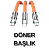 ieg™ 3 İn 1 Süper Hızlı Şarj Kablosu Android ve İOS Uyumlu Silikon Şarj Kablosu