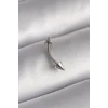 IEG 316L Çelik Gümüş Renk Çivi Model Piercing - TJ-PR1364