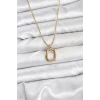 ieg™ 316L Çelik Zincir Gold Renk Model Kadın Kolye