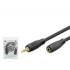 3.5 Mm Aux Uzatma Kablosu 5 M - Siyah HDX1020