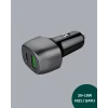 ieg™ 3A Güç Kapasiteli USB & Type-C Çakmaklık Şarj Adaptörü