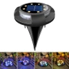 ieg™ 4 lü Solar Panelli Kazıklı Zemin Solar Ledi 8+4 Led RGB