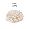 İEG 50 gram 16mm Krem Renk Plastik İnci Boncuk Çanta ve Takı Yapım Boncuğu (~17 adet)
